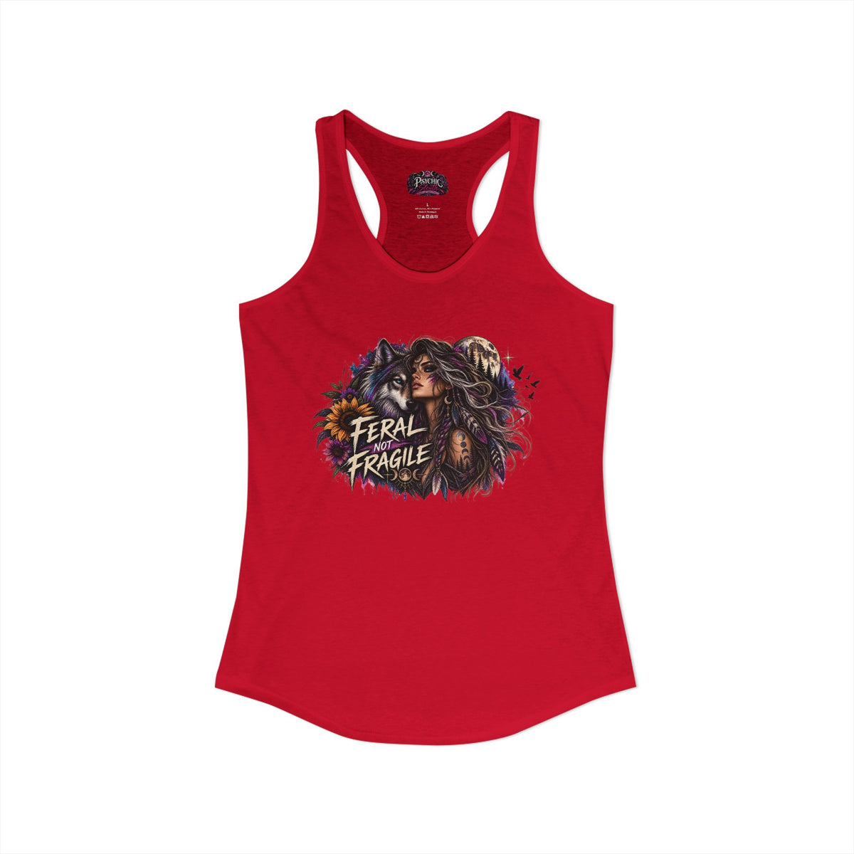 Feral Not Fragile Native Woman Wolf Edition