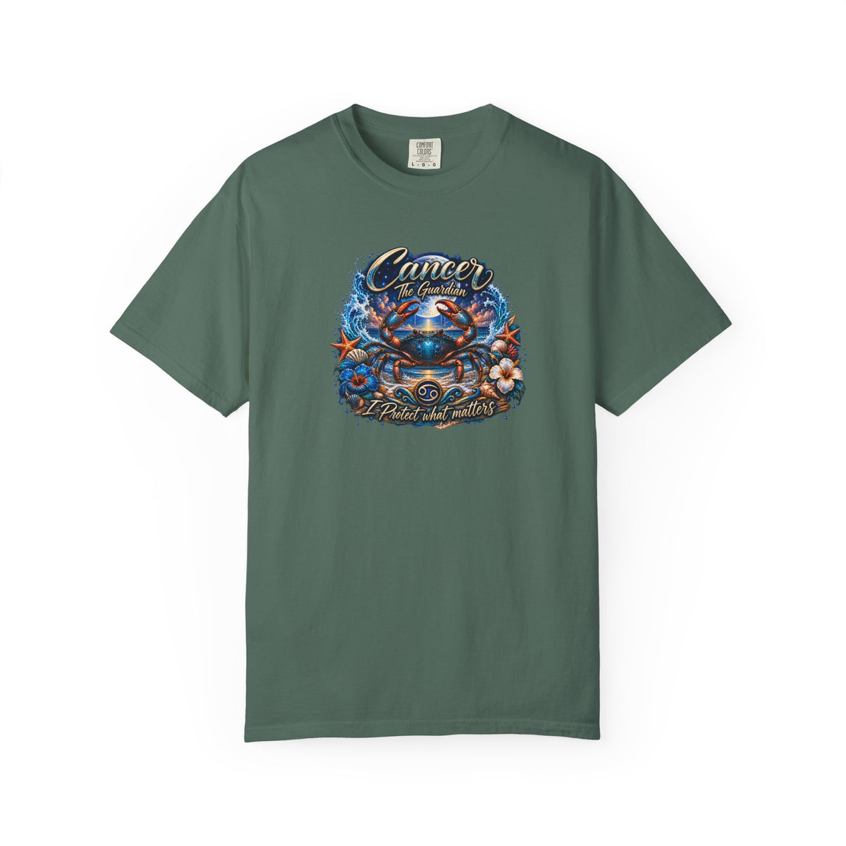 Cancer The Guardian Zodiac Tee- Born Devoted