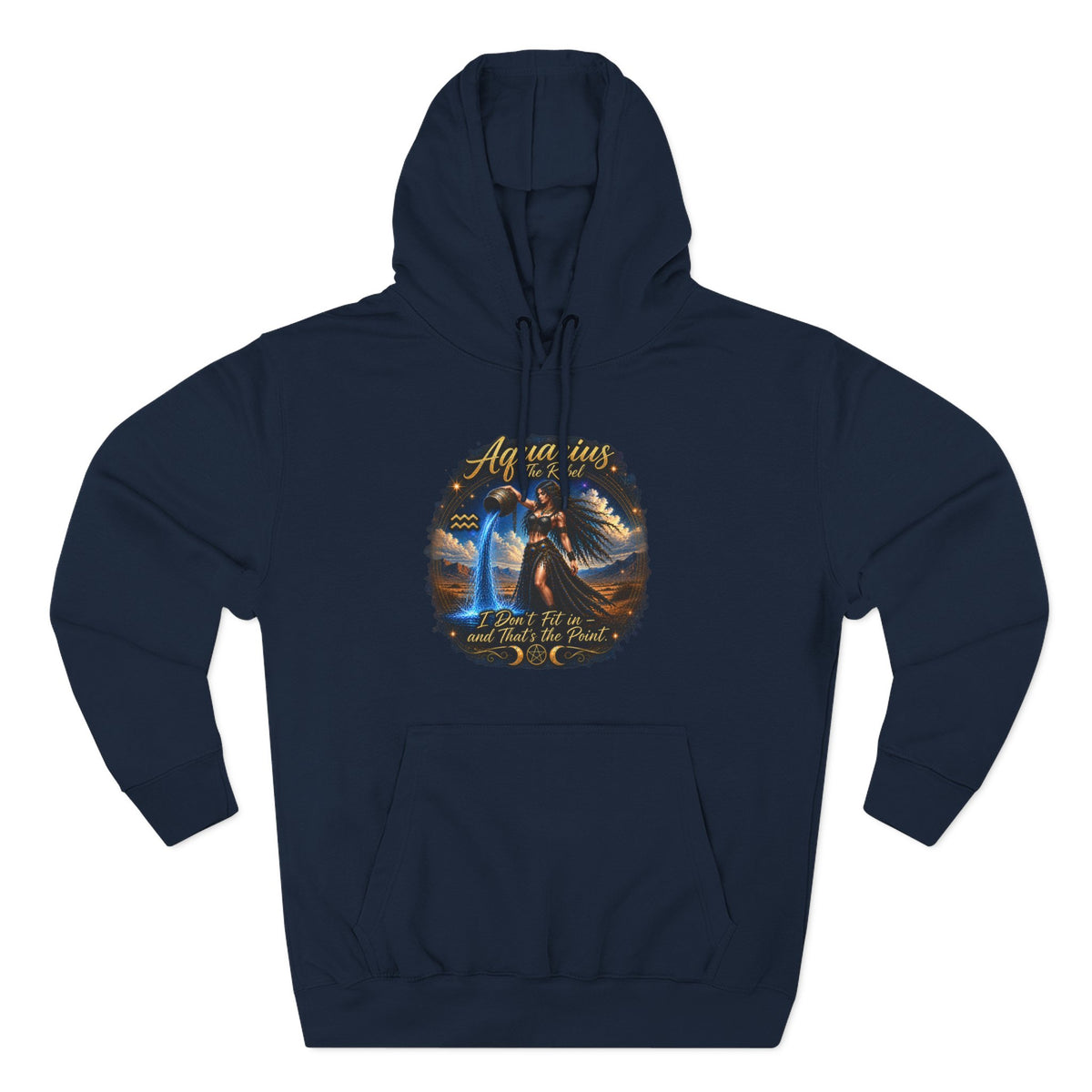 Aquarius Rebel Zodiac Hoodie